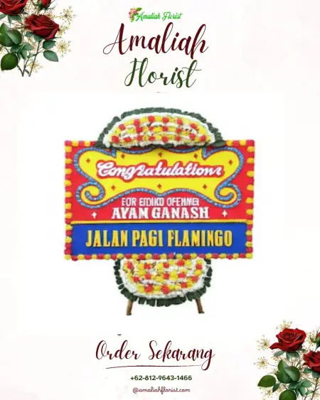 Sewa Papan Bunga Ngaras
